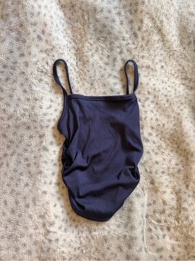 SHEIN Navy Ribbed Tank Top